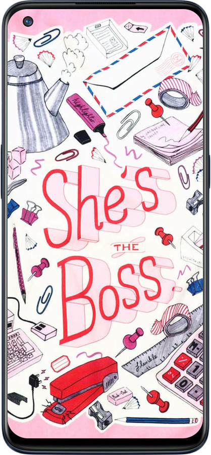 Силиконовый чехол she's the  boss для OnePlus Nord N10 5G - 4254u-3655 изображение 