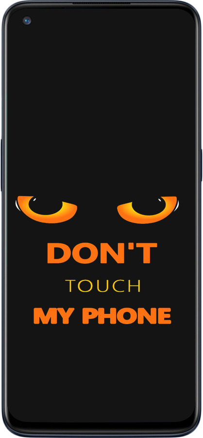 Силиконовый чехол Don't touch the phone для OnePlus Nord N10 5G - 4261u-3655 изображение 