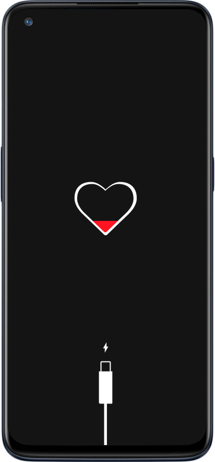 Силиконовый чехол Подзарядка сердца для OnePlus Nord N10 5G - 4274u-3655 изображение 