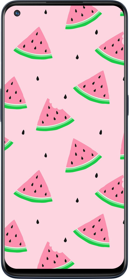 Силиконовый чехол Розовый арбуз для OnePlus Nord N10 5G - 4314u-3655 изображение 