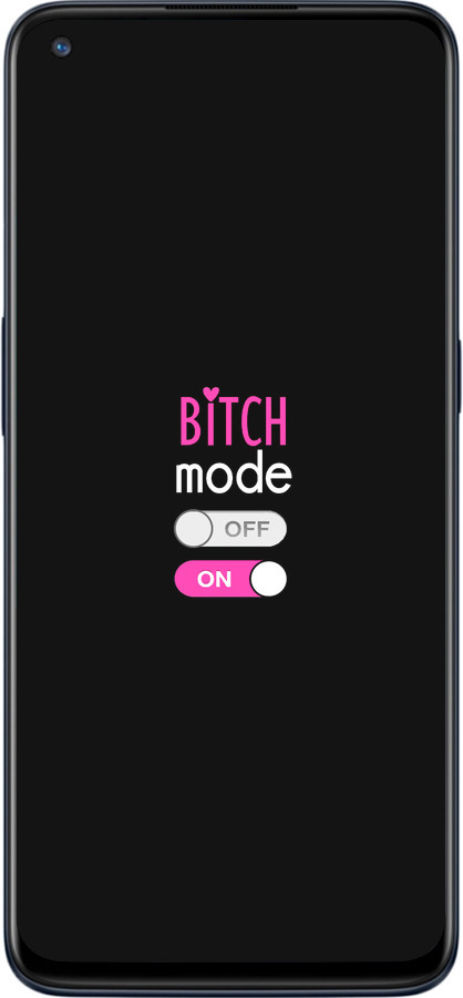 Силіконовий чехол Bitch mode для OnePlus Nord N10 5G - 4548u-3655 изображение 