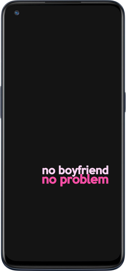 Силиконовый чехол no boyfriend no problem для OnePlus Nord N10 5G - 4549u-3655 изображение 