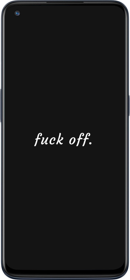 Силіконовий чехол Fuck off для OnePlus Nord N10 5G - 4731u-3655 изображение 