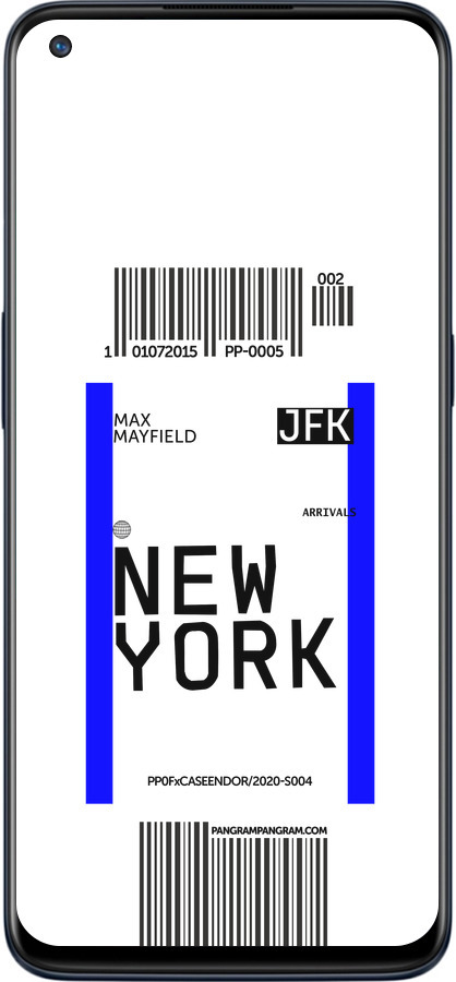 Силиконовый чехол New York для OnePlus Nord N10 5G - 4861u-3655 изображение 