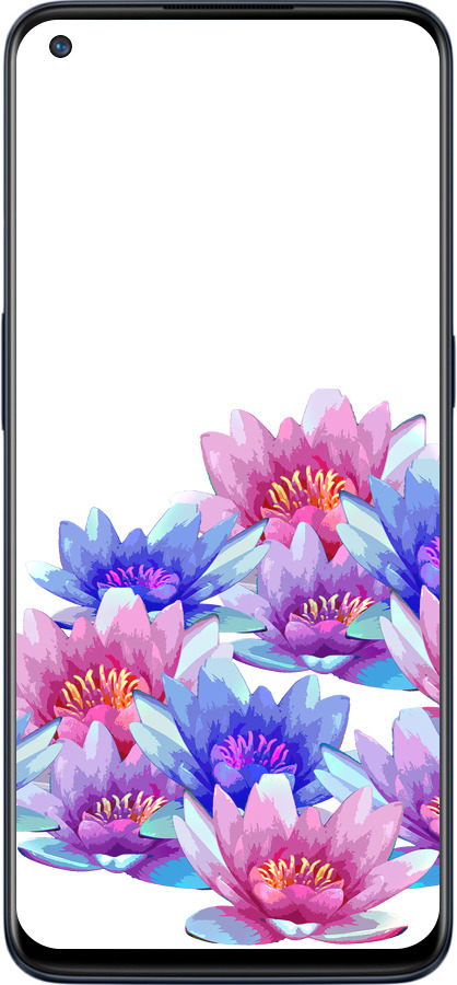 Силиконовый чехол Лотос для OnePlus Nord N10 5G - 4862u-3655 изображение 