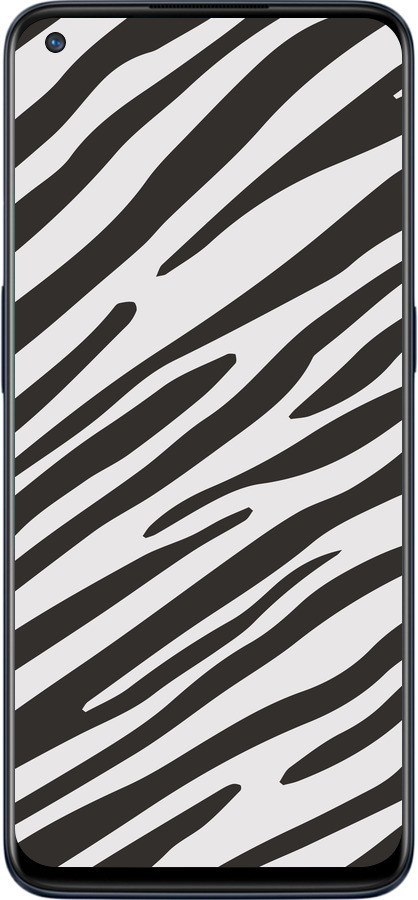 Силіконовий чехол Класична зебра для OnePlus Nord N10 5G - 4874u-3655 изображение 
