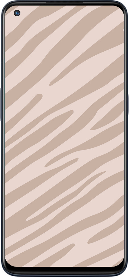 Силиконовый чехол Зебра беж для OnePlus Nord N10 5G - 4875u-3655 изображение 