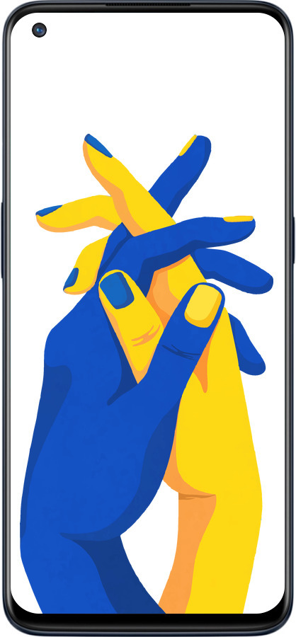 Силіконовий чехол Stand With Ukraine для OnePlus Nord N10 5G - 5255u-3655 изображение 