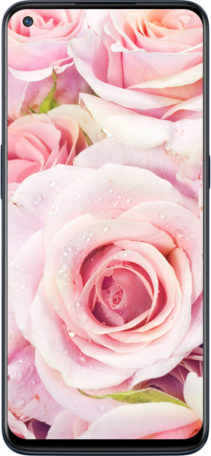 Силіконовий чехол Троянди для OnePlus Nord N10 5G - 525u-3655 изображение 