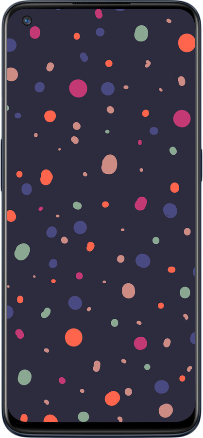 Силиконовый чехол Горошек v2 для OnePlus Nord N10 5G - 5599u-3655 изображение 