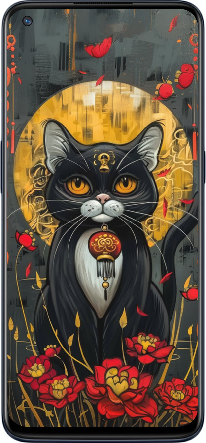 Силиконовый чехол China Cat для OnePlus Nord N10 5G - 6134u-3655 изображение 