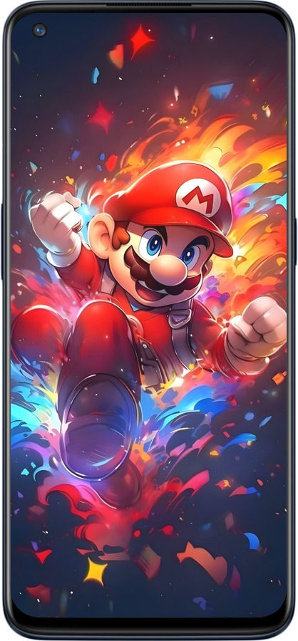 Силиконовый чехол Супер Марио для OnePlus Nord N10 5G - 6342u-3655 изображение 
