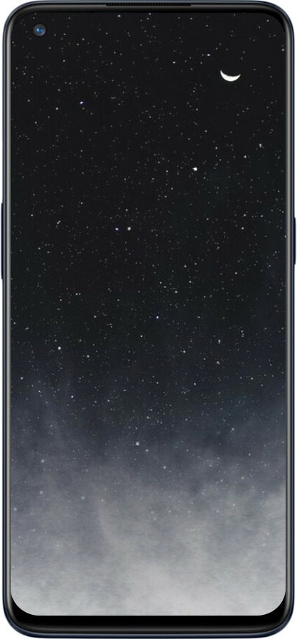 Силиконовый чехол Сині хмари, Синій місяць для OnePlus Nord N10 5G - 6396u-3655 изображение 