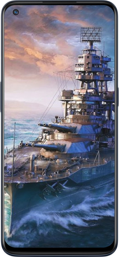 Силиконовый чехол Военный корабль, world of tanks, wargaming для OnePlus Nord N10 5G - 6461u-3655 изображение 