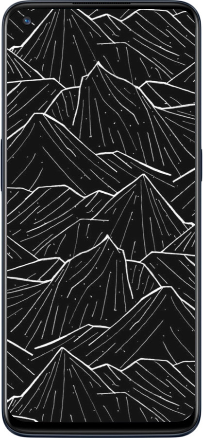 Силиконовый чехол С изображением Темных гор для OnePlus Nord N10 5G - 6489u-3655 изображение 