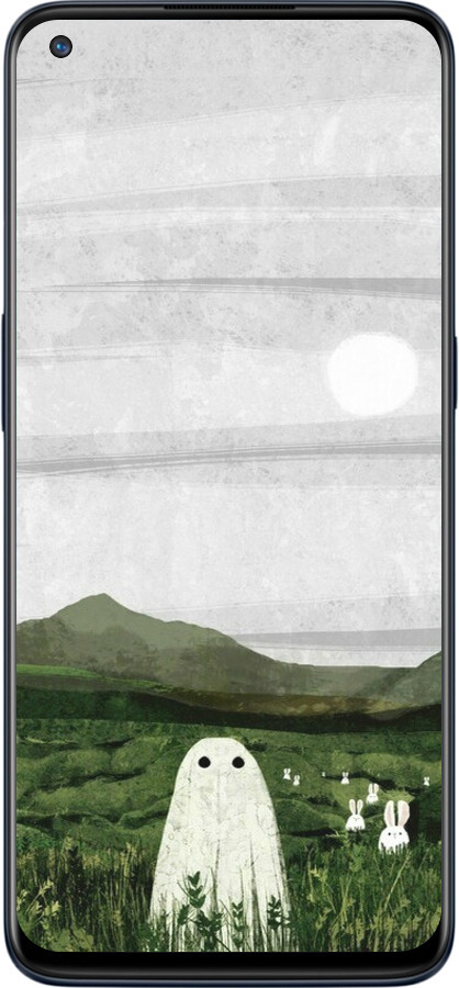 Силиконовый чехол Привидение для OnePlus Nord N10 5G - 6492u-3655 изображение 