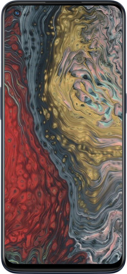 Силиконовый чехол С изображением абстрактной живописи для OnePlus Nord N10 5G - 6530u-3655 изображение 