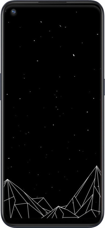 TPU чехол Черно белые абстрактные горы для OnePlus Nord N100 - 6437b-2130 изображение 