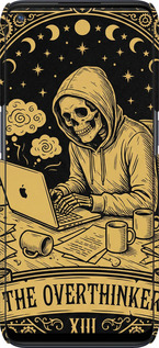 3D пластиковий матовий чехол The Overthinker для OnePlus Nord N100 - 6774m-2130 изображение 