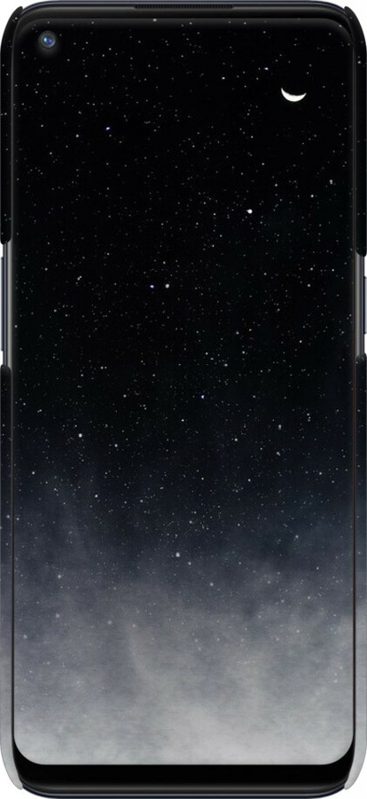 3D пластиковый матовый чехол Сині хмари, Синій місяць для OnePlus Nord N100 - 6396m-2130 изображение 