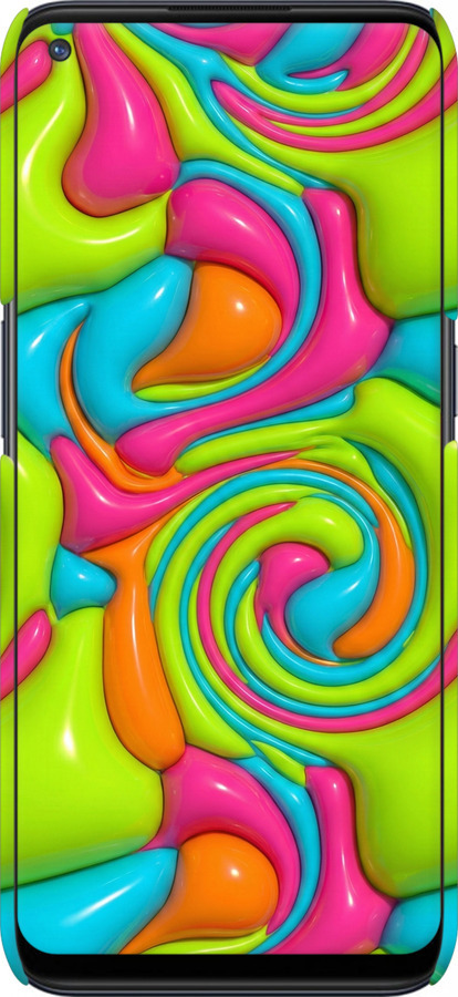 3D пластиковый матовый чехол Y2K Jelly Dream для OnePlus Nord N100 - 6780m-2130 изображение 