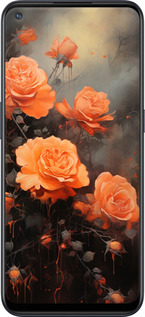 Силіконовий чехол Оранжеві троянди для OnePlus Nord N100 - 5944u-2130 изображение 
