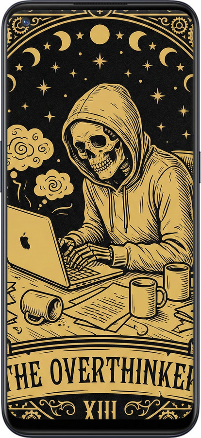 Силиконовый чехол The Overthinker для OnePlus Nord N100 - 6774u-2130 изображение 