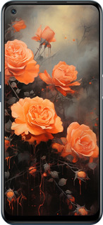 Силіконовий чехол Оранжеві троянди для OnePlus Nord N200 5G - 5944u-2956 изображение 