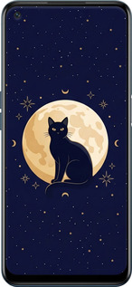 Силиконовый чехол Cute Cat Celestial/Witchy для OnePlus Nord N200 5G - 6787u-2956 изображение 