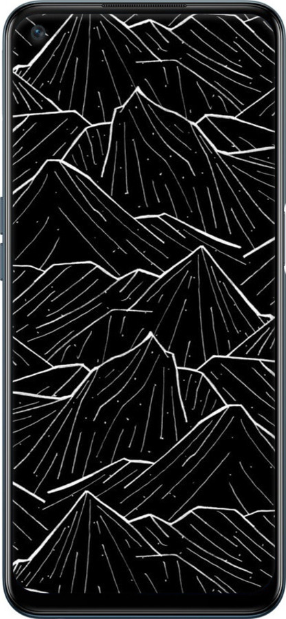 Силиконовый чехол С изображением Темных гор для OnePlus Nord N200 - 6489u-2384 изображение 
