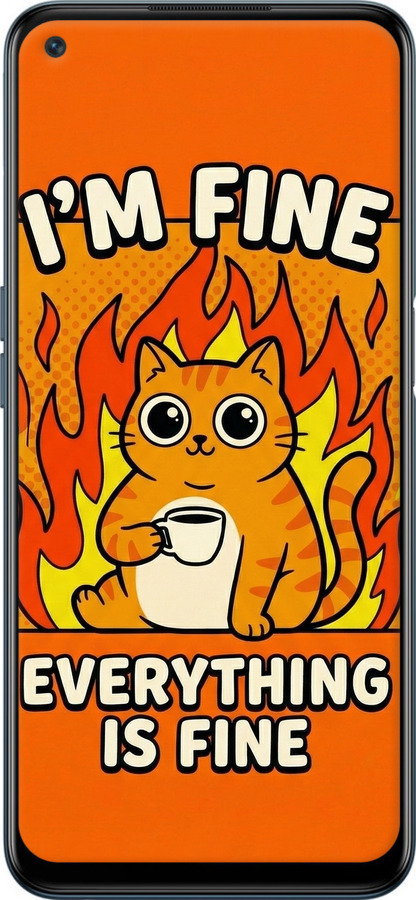 Силиконовый чехол Funny Cat для OnePlus Nord N200 - 6786u-2384 изображение 