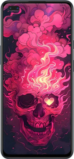 2D пластиковий чехол Череп арт для OnePlus Nord - 6385t-2046 изображение 