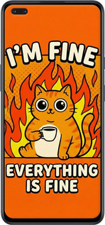 Силіконовий чехол Funny Cat для OnePlus Nord - 6786u-2046 изображение 