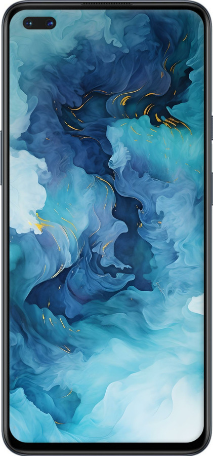 Силіконовий чехол Акварель для OnePlus Nord - 6320u-2046 изображение 