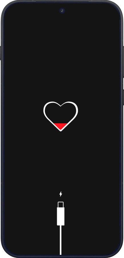 Силіконовий чехол Підзарядка серця для OnePlus OnePlus 15 - 4274u-4186 изображение 