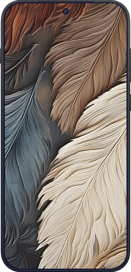 Силіконовий чехол Листя в стилі бохо для OnePlus OnePlus 15 - 5643u-4186 изображение 