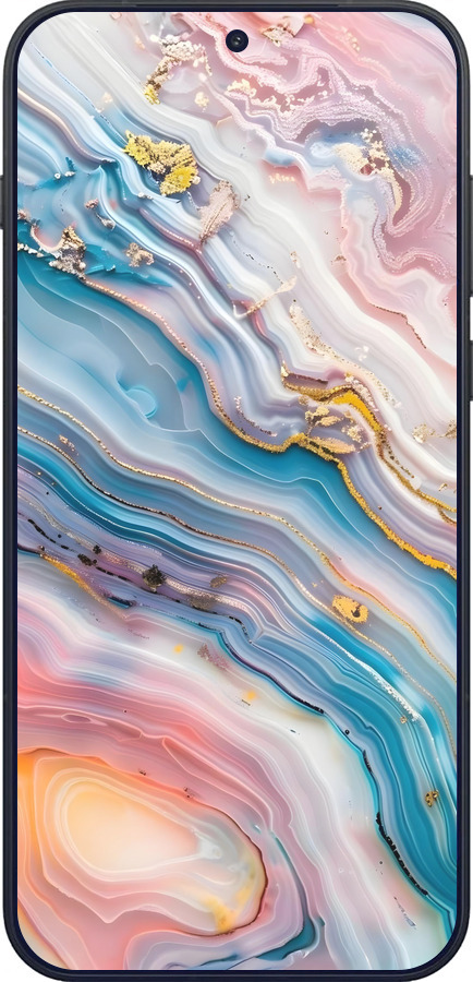 Силиконовый чехол Мрамор красивый для OnePlus OnePlus 15 - 6376u-4186 изображение 