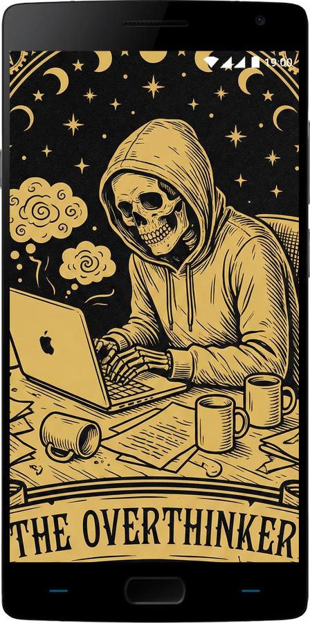 Силіконовий чехол The Overthinker для OnePlus 2 - 6774u-386 изображение 