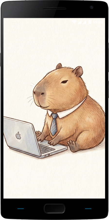 Силиконовый чехол Funny Capybara CEO Working для OnePlus 2 - 6777u-386 изображение 