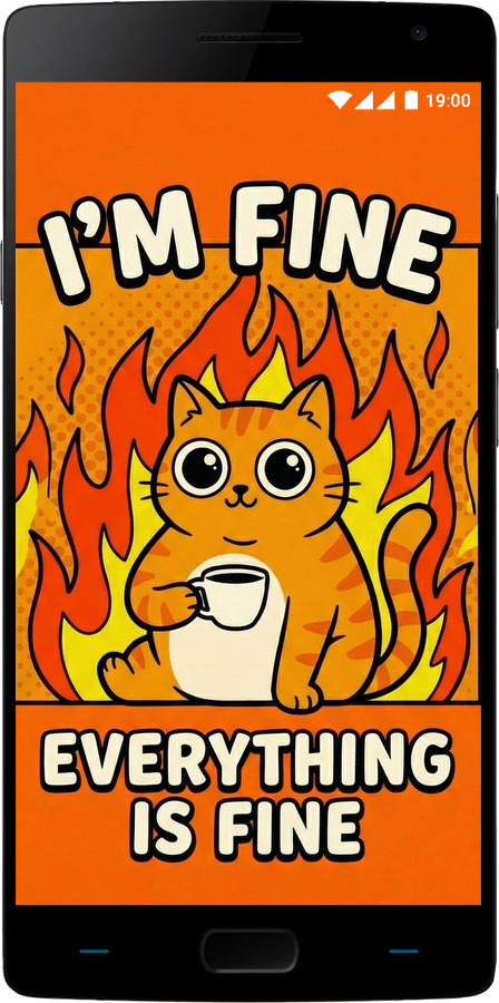 Силіконовий чехол Funny Cat для OnePlus 2 - 6786u-386 изображение 