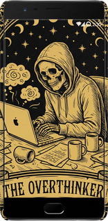 3D пластиковый матовый чехол The Overthinker для OnePlus 3 - 6774m-334 изображение 