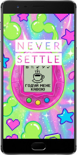 Силиконовый чехол Y2K Aesthetic Retro Pet: Годуй мене кавою для OnePlus 3T - 6784u-1617 изображение 