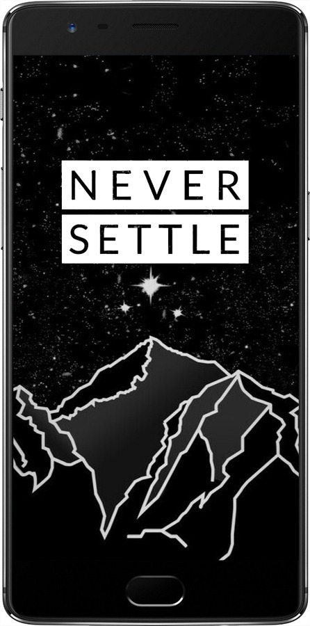 2D пластиковий чехол Мінімалістичний гірський краєвид для OnePlus 3T - 6438t-1617 изображение 