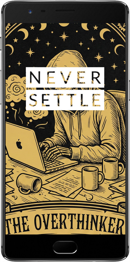 2D пластиковый чехол The Overthinker для OnePlus 3T - 6774t-1617 изображение 