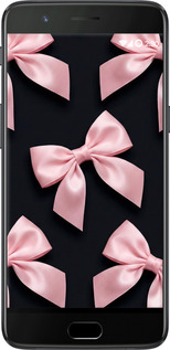 Силиконовый чехол Coquette Ribbons Dark Coquette для OnePlus 5 - 6767u-969 изображение 