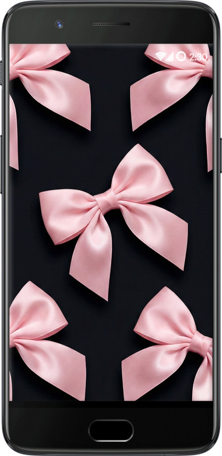 Силиконовый чехол Coquette Ribbons Dark Coquette для OnePlus 5 - 6767u-969 изображение 
