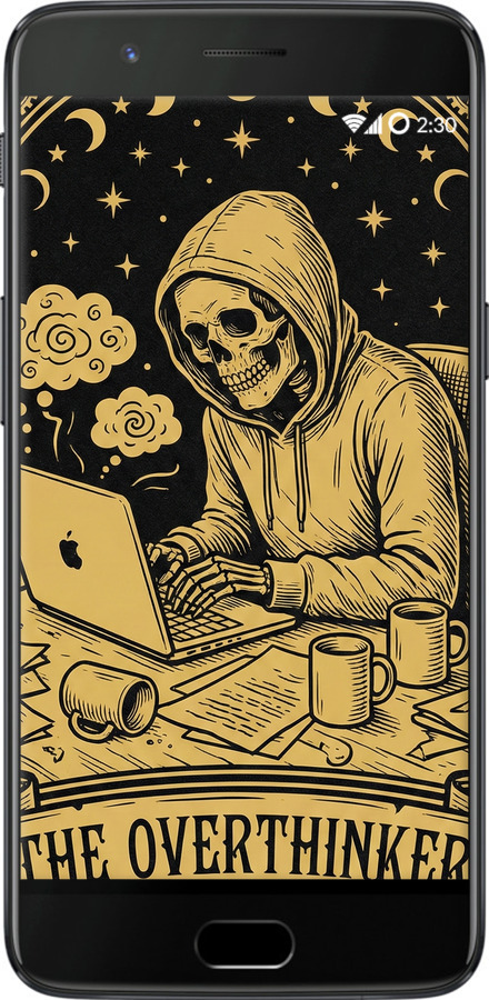 Силиконовый чехол The Overthinker для OnePlus 5 - 6774u-969 изображение 