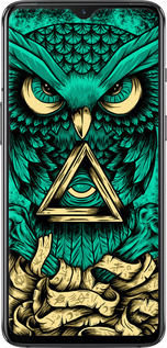TPU чехол Сова Арт-тату для OnePlus 7 - 3971b-1740 изображение 