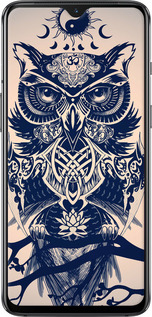 TPU чехол Узорчатая сова для OnePlus 7 - 4000b-1740 изображение 