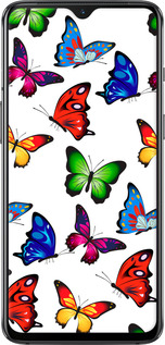 TPU чехол Красочные мотыльки для OnePlus 7 - 4761b-1740 изображение 